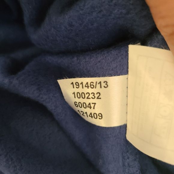 Chicago Cubs WRIGLEY FIELD Hoodie 100 Years Patch 1914-2014 Blue Size Medium M - Picture 10 of 10